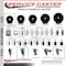 Service Caster 3'' Phenolic Swivel 7/16'' Grip Ring Stem Caster with Total Lock Brake SCC-GRTTL20S314-PHS-716138 - alternate 3
